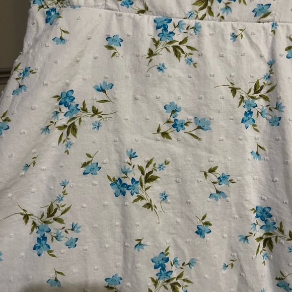 Ruby Rox Blue Floral Midi Dress - Picture 3 of 6